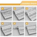 Miniatyrbild 3 av 3: Dörröppnare Push To Open Magnetisk Lås Lådor Push Kudde, 2 Stycken