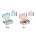 Miniatyrbild 4 av 5: Mikrovågsugnsvänlig Bärbar Lunchlåda med 3 Fack Bento