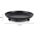 Miniatyrbilde 5 av 5: 2 stk Lysestakeplater, 4,4 tommer Sokkel Pillar Lysestake Stativ For Voksgave