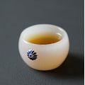 Miniatyrbillede 1 af 4: Hvid Porcelæn Jade Tekop Glas Jade Master Kop Tekop Blå