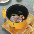 Miniatyrbilde 3 av 4: Elektrisk Riskokegryte Hot Pot Non Stick Pan Multifunksjonell