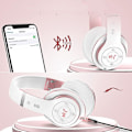 Pikkukuva 4 / 4: 6s Langattomat Bluetooth-kuulokkeet, Yli-korvan, Hi-fi Stereo Taitettavat Langattomat Stereokuulokkeet Pink