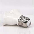 Miniatyrbilde 3 av 4: 4 stk E27 Adapter E27 Til 2 E27 Lampebase Adapter Konverter
