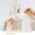 Miniatyrbilde 5 av 5: Vevd veggdekorasjon Månedrømmesnapper - Boho Chic Boho Hjemmedekor
