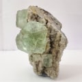 Miniatyrbillede 1 af 5: 142g Naturlig Grøn Fluorit Calcit Mineralprøve