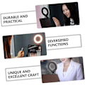 Miniatyrbild 6 av 8: Selfie Ring Light för Webbkamera Dimbar Led Skönhetsbelysning Clip för Streaming 3 Lägen
