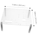Miniatyrbillede 2 af 8: DIY Computer Cases Tilbehør Bundkort Support Beslag til Åben Bænk Case Stand