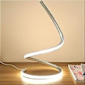 Miniatyrbillede 1 af 5: Moderne 16W LED skrivebordslampe Akryl Spiral Bordlampe