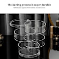Miniatyrbillede 4 af 5: 360 Graders Drejelig Hylde Transparent Smykke Organizer
