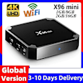 Pikkukuva 1 / 5: X96 Mini Android 7.1 2 Gt 16 Gt TV-laatikko Amlogic S905w H.265 4k
