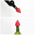 Miniatyrbilde 5 av 5: 3 stk Silikonflaskepropper Beanie Cap Dekorative Flaskeplugg Korkerstatning