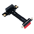 Pikkukuva 4 / 4: Pcie X1 Noustimekaapeli Kaksois 90 Asteen Oikea Kulma 3.0 X1