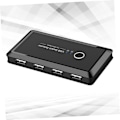 Miniatyrbild 5 av 8: USB-skrivare USB-splitter USB 2.0 Hub Box för 2 datorer Dela skrivare skanner och andra enheter 4 portar