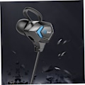 Miniatyrbild 3 av 8: Ergonomiska Arc-formade Öronvingar In-ear Trådbundna Gaming Hörlurar Mikrofon