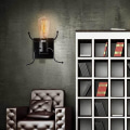 Miniatyrbillede 4 af 5: Væglamper Indendørs Væglampe Lys Industrielt Retro Væglampe Art Deco Lampe Til Børneværelse Soveværelse Stue Køkken Trappegang