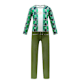 Miniatyrbillede 4 af 5: Turning Red Jumpsuit Badedragt Maske Sæt Fancy Up Kostume 8-9 Years