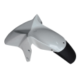 Pikkukuva 4 / 5: 2 kpl Yhteensopiva Nmax155 Moottoripyörän Etulokka Mudguard Extension Splash Guard Abs Mudflap Musta