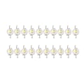 Miniatyrbillede 1 af 5: 20 stk Høj Effekt 2 Pins 3W Hvid LED Perle Emittere 170-190lm 6000k (forvirrende)-yuhao
