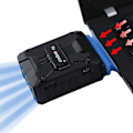 Miniatyrbillede 3 af 5: Mini USB-vakuum Laptop Køler med Ekstra Køleblæser til CPU