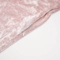 Miniatyrbillede 2 af 4: Knust Fløjl 2-delt Pudebetræk 18 X 18 Til Stue Soveværelse Normal Dekoration Luksus Hjem Seng Sofa - 45 X 45 Cm, 2stk-Lyse Pink