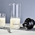 Miniatyrbilde 4 av 5: Elektrisk Melkeskummer Visp Drikkemixer Kaffe Skummaker