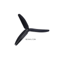 Miniatyrbilde 1 av 5: 1 par 5030 karbonfiber 3-bladet propell for RC
