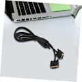 Miniatyrbillede 4 af 8: to Kabel Skærmkabel Guldbelagte Stik Single Link til HDTV Projektor Computer