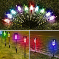 Miniatyrbilde 2 av 5: Utendørs Patio LED Hagelamper Multifarget + Varmt Hvit 10 stk