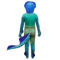 Miniatyrbillede 3 af 5: Havkostume Luca Jumpsuit Bodysuit 3D Maske Outfit Børn Fancy Up Performance Kostume 10-11 Years