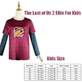 Miniatyrbillede 5 af 5: 2023 Kostume Piger The Last Of Us Ii: Ellie Outfit Til Voksne 130