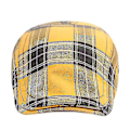 Miniatyrbillede 5 af 5: Beret Hat med Ternet Stof Advance Hats Kunstnerisk Ungdom Peaked Cap College Style Beret Mænds Og Kvinders Solhatte Red