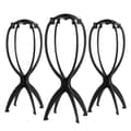 Perukställ för peruker, bärbart perukhuvudställ för kvinnor, 3-pack