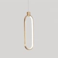 Miniatyrbillede 5 af 5: 5 Cm Enkelt Design Hængende Lampe Metal Moderne 220-240v