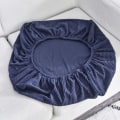 Miniatyrbillede 3 af 5: Ren Farve Tyk Elastisk Sofa Betræk Moderne Minimalistisk Sofa blue