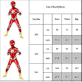 Miniatyrbild 5 av 5: The Flash Superhjälte Kostym Prestanda Outfit För Barn Pojkar Män 160