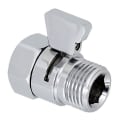 Miniatyrbilde 1 av 5: Avleder Slangekobling T-Formet Adapterkontakt For Vinkelventil Slange Bad Dusjarm Toalett (sølv) (1 stk)