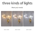 Miniatyrbilde 2 av 5: Foyer Innendørs Vegglampe Blomstformet Split Design Lampe