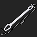 Miniatyrbilde 2 av 4: 45  8-22mm Dobbelt-Endet Universal Torx-Nøkkel i Stål med To Selvstrammende Hoveder Justerbar