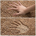 Miniatyrbillede 4 af 5: Badeværelsesmåtte Antislip Bademåtte Til Badeværelse Vandabsorberende Blød Mikrofiber Lusket Bademåtte Light camel 40*60CM