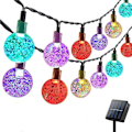 Miniatyrbillede 2 af 5: Solcelle Globe Lysstreng Udendørs 10m 50leds Bryllupsdekoration