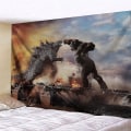 Miniatyrbillede 2 af 5: Vægtæppe Væghængning Hjemmedekoration Kunst Til Soveværelse Stue 60x51 Tommer (shikai)-yuhao