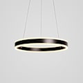 Miniatyrbillede 3 af 5: 2-lyset LED Pendellampe Metal Akryl Cirkel Moderne