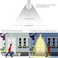 Miniatyrbillede 3 af 5: 4 stk. 9W E27 LED Natlampe Pære Bevægelsessensor