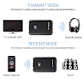 Miniatyrbild 2 av 5: Yu-106 Bluetooth-sändare/mottagare Trådlös 4.2 Musik