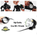 Miniatyrbilde 3 av 5: Sykkelhodelykt T6 LED Sykling Vanntett Frontlykt