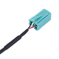 Miniatyrbilde 3 av 5: 3,5 mm Aux-in adapter lydkabel Renault Clio Megane