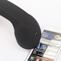 Miniatyrbilde 2 av 5: Trådløs Bluetooth Retro Håndsett Med Volumkontroll Mikrofon For Iphone 8 7 Red