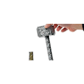 Miniatyrbillede 5 af 5: Øl Flaskeåbner Magnet Thor Hammer Formet Sølv