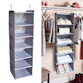 Miniatyrbillede 2 af 4: Sko Sundry Skab Transparent Hængende Taske Væghængt Organizer