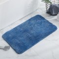 Miniatyrbillede 1 af 5: Badeværelsesmåtte Antislip Bademåtte Til Badeværelse Vandabsorberende Blød Mikrofiber Lusket Bademåtte Blue 40*60CM